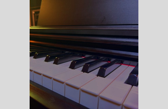 Yamaha YDP-143 Satin Black Digital Piano, Used - Complete Package (SN:BCXK01112) - Image 7